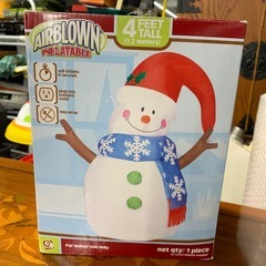 美原店 エアバルーン 雪だるま クリスマス 飾り の画像