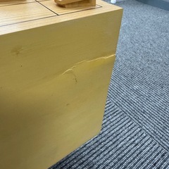 将棋盤・将棋駒セット（天然木製・脚付き盤）の画像