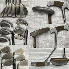 ij6810HI ゴルフクラブ 11本 ゴルフバッグ付 右利き DUNLOP TaylorMade BRIDGESTONE XXIO ドライバー アイアン パター ゼクシオの画像