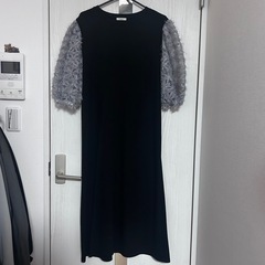 高見えロングワンピースの画像