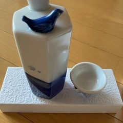 富士山デザイン うぐいす徳利 おチョコセットの画像