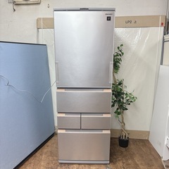 I677 🌈 ジモティー限定価格！ SHARP 冷蔵庫 (457L) プラズマクラスター搭載！ ライトメタル ⭐ 動作確認済 ⭐ クリーニング済の画像