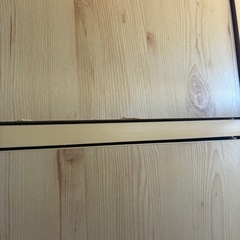 扉付き　木目調5段ラックの画像