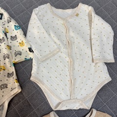 長袖90cmロンパース肌着の画像