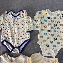 長袖90cmロンパース肌着の画像