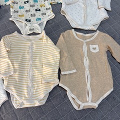長袖90cmロンパース肌着の画像