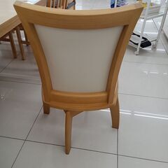 ★リユースのサカイ日立店★HJ8578 テーブル（大塚家具）椅子（NITORI) ダイニングテーブルセット ナチュラルブラウン H72×D85×W165 クリーニング済み の画像