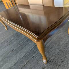 【早い者勝ち！】センターテーブル アンティーク猫脚プレゼントします！※山田店長が使ってた中古品です。の画像