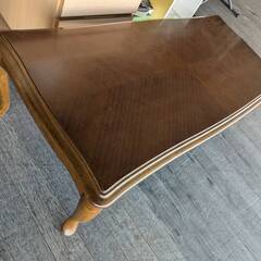 【早い者勝ち！】センターテーブル アンティーク猫脚プレゼントします！※山田店長が使ってた中古品です。の画像