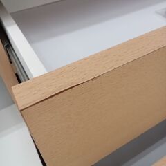 ★リユースのサカイ日立店★HJ8579 河口家具製作所 レンジボード ナチュラルブラウン H195×D47×W120.5 クリーニング済み の画像