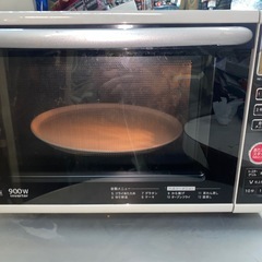 SHARP 900W 電子レンジ 回転皿付きの画像