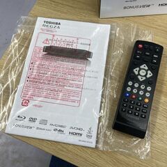 TOSHIBA REGZA レグザ ブルーレイディスクプレーヤー DBP-S500 2020年製 リモコン、説明書付属 東芝 ブルーレイプレイヤー 再生確認済み 札幌市手稲区の画像