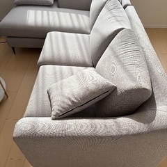 ニトリカウチソファ3人掛けNシールドの画像