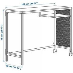 取引中【デスク、チェアセット】IKEA イケア　テレワーク　スタイリッシュの画像