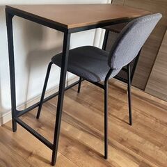 取引中【デスク、チェアセット】IKEA イケア　テレワーク　スタイリッシュの画像