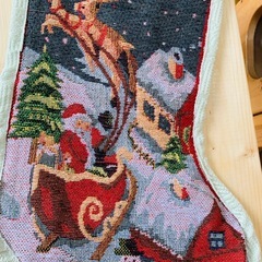 🎄クリスマス靴下の袋☆🎄ハンドメイドでプレゼント入れたりもいいです^ ^の画像