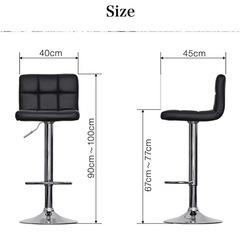 カウンターチェア（白）の画像