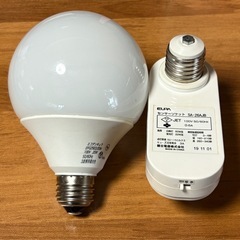 エルパ ELPA センサー付ソケットアダプター SA-26AJB E26 人感センサー 傷・汚れあり 中古 手渡しのみの画像
