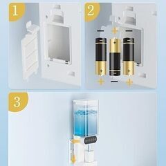 液体ディスペンサー マウスウォッシュディスペンサー 自動感応 壁掛け式 3段階調節可能【10ml/20ml/30ml】口臭清涼剤ディスペンサー 700ml大容量 洗口液ディスペンサー 磁吸コップ付き タッチ式ボタン ディスペンサー 高品質　仕入れ　問屋価格　卸価格　倒産品　まとめ買い歓迎　卸　おろし　卸し　アマゾン　amazon　引き上げ品　倒産品　ネット商材　フリマ商材　景品　コンペ　忘年会　新年会　クリスマス会　新品　未使用の画像