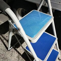 くまねず☆折りたたみ３段脚立☆美品☆の画像