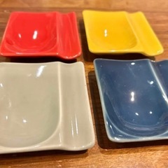 波佐見焼　aiou 重宝皿　4枚セットの画像
