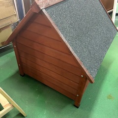 【木製 犬小屋 】幅60×奥行60×高さ71cm ペットハウス 中型犬 屋外用の画像