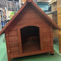 【木製 犬小屋 】幅60×奥行60×高さ71cm ペットハウス 中型犬 屋外用の画像