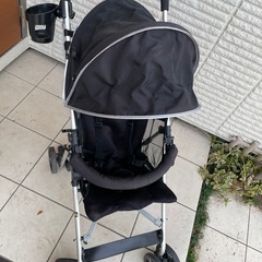 ベビーカー　ブラック　折りたたみの画像