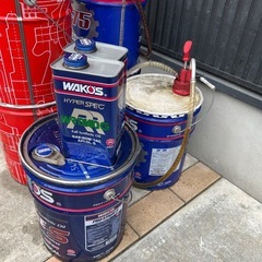 オイル ペイル缶 開封済み 倉庫整理品　  の画像