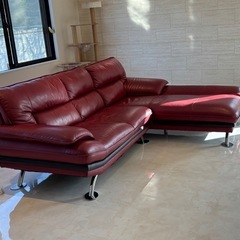 ニトリ　カウチソファーの画像