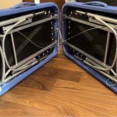 【美品】高田治療台ベット　折りたたみ可　持ち運び可　整体、マッサージなどの画像