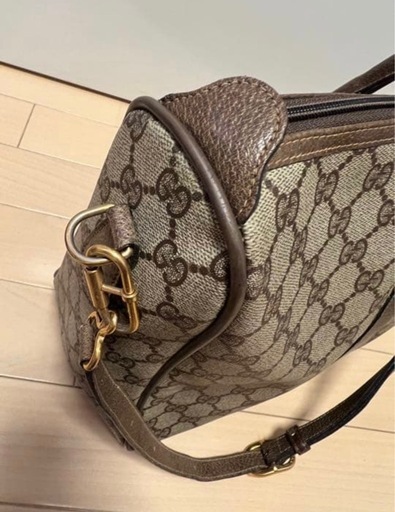 【オールドグッチ】GUCCI　オールドグッチ　ボストンバッグ 　GG柄