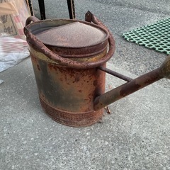 アンティークジョウロ 【底に穴が空いてます】の画像