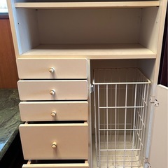 洗面所収納棚(傷ありの画像