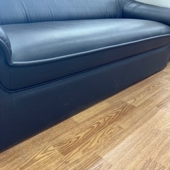 2人掛けソファー aico キズ有り 程度B ダークブラウン【取りに来れる方限定】の画像