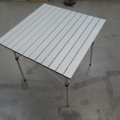 【キャンプ用品】【アルミロールテーブル】【サウスフィールド】クリーニング済み【管理番号】1211 橋の画像