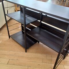 ★リユースのサカイつくば店★TK7644  キッチンカウンター ブラウン H85×D57×W120 クリーニング済みの画像