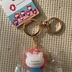 【新品】サンリオ　ミャクミャク　キティ　キーホルダーの画像