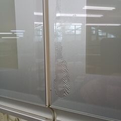 ★リユースのサカイつくば店★TK7645 松田家具 食器棚 ホワイト H198×D49×W90 クリーニング済みの画像