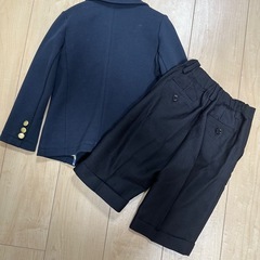 HusHusH スーツ セレモニー 男の子 卒入園式 保育園 幼稚園 半ズボン 4点セットの画像