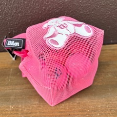 バック付 Wilson Bear  NITRO ピンク ゴルフボールの画像