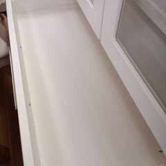 ★リユースのサカイつくば店★TK7648  食器棚 ホワイト H119×D42×W89 クリーニング済みの画像