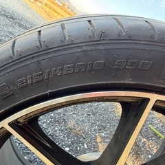 18インチタイヤホイールセット　美品の画像