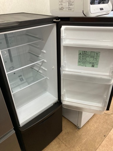 パナソニック 冷蔵庫 2ドア 168L マットビターブラウン NR-B17BW リサイクルショップ宮崎屋　佐土原店　25.12.11 パナソニック 冷蔵庫 2ドア 168L マットビターブラウン NR-B17BW