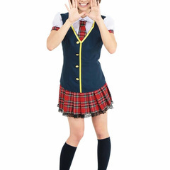 AKB風 コスプレ衣装 アイドル制服 ユニットAハロウィンコスチュームの画像