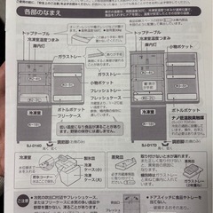 SHARP 冷凍冷蔵庫SJ-D14D-Sの画像
