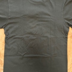 メンズTシャツサイズM綿コットンブラック黒色系ロゴの画像