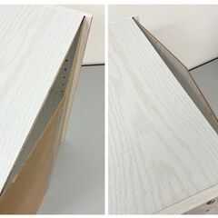 stp-3637　カラーボックス　2段　幅42cm　ホワイト　木目調　棚　収納ボックス　収納棚　本棚　小物収納　オープン　ラック　収納家具の画像