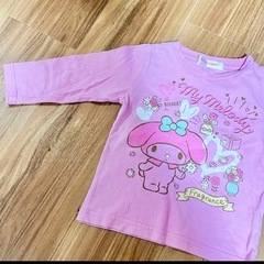 マイメロ 長袖Tシャツ 90ロンT 長袖シャツ　サンリオ　キティ　保育園着90の画像