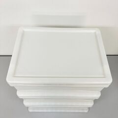 stp-3639　収納チェスト　3段　幅53.5cm　白　収納ケース　収納ボックス　プラチェスト　プラスチック　箪笥　衣装　衣類収納　引出の画像